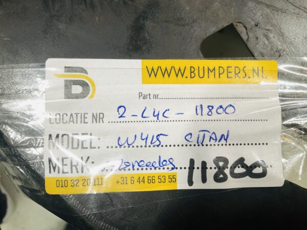 Onderplaat Mercedes W415 Citan A4158850125 Bumperlip 2-L4-11800