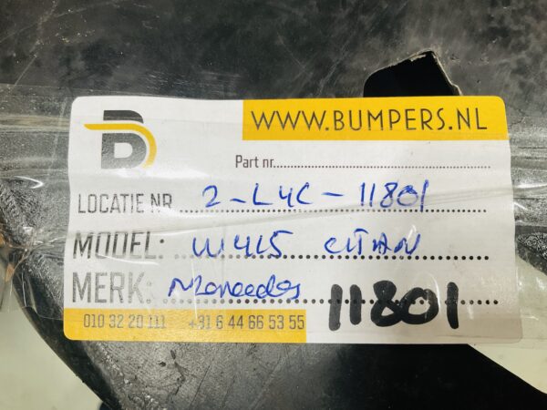 Onderplaat Mercedes W415 Citan A4158850125 Bumperlip 2-L4-11801