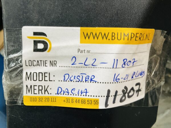 Zijskirt Dacia Duster 2016-2021 768515735R Links Dorpel 2-L2-11807
