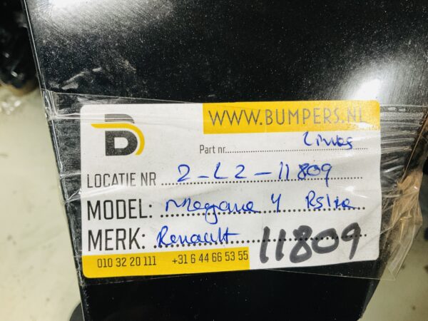 Zijskirt Renault Megane 4 RSline RS Line 2016-2021 Links Dorpel 2-L2-11809