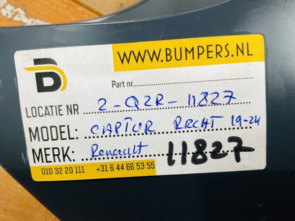 Bumperhoek Renault Captur 2019-2024  Recht Achterbumper hoek 2-Q2R-11827
