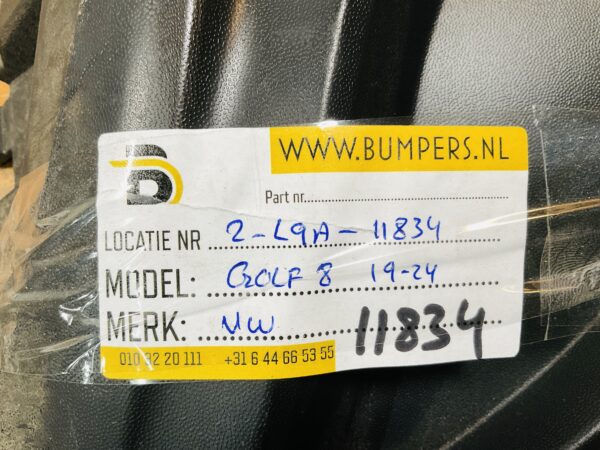 Diffusor Volkswagen Golf 8 2019-2024 5H6807568 Achterbumper Lip 2-L9A-11834