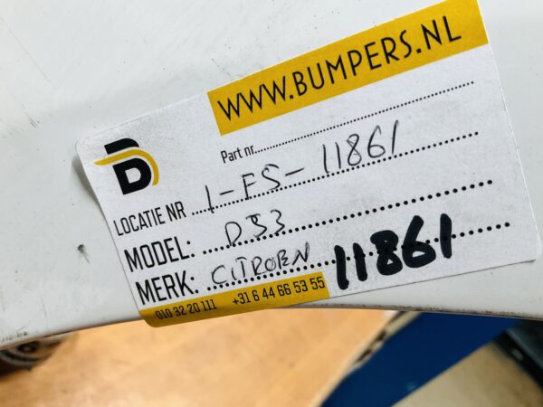 BUMPER Citroen DS3 2012-2016 VOORBUMPER 1-F5-11861z