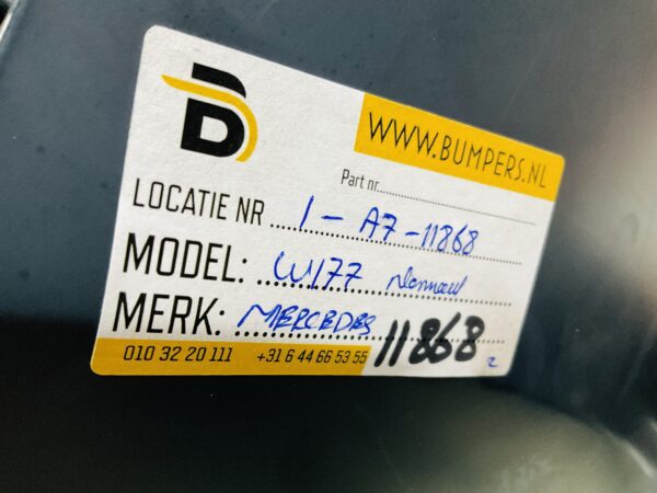 BUMPER Mercedes A Klasse W177 Normaal  Nieuw 2019-2023  VOORBUMPER 1-A7-11868z