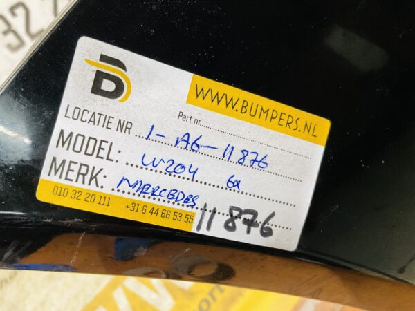 BUMPER Mercedes C Klasse W204 6xpdc 2007-2011 VOORBUMPER 1-A6-11876z