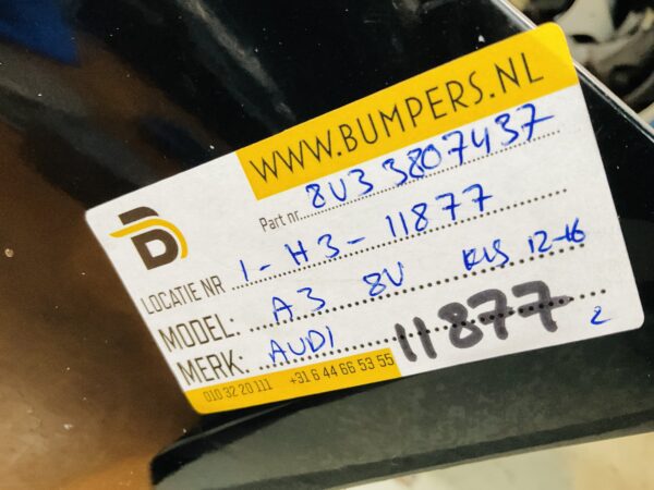 BUMPER Audi A3 8V Normaal kls 2012-2016  VOORBUMPER 1-H3-11877z