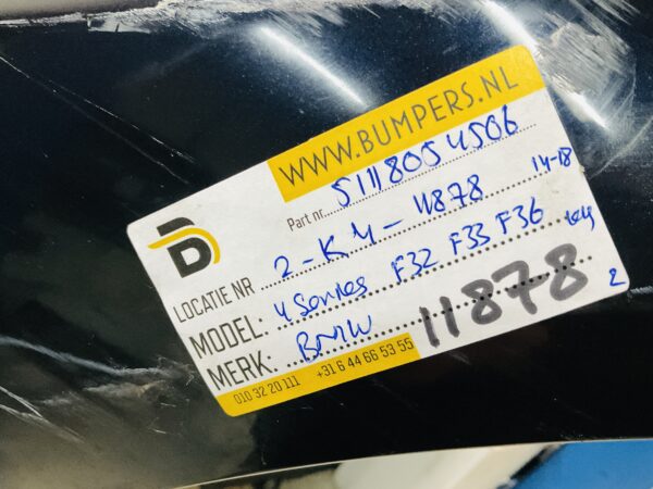 BUMPER BMW 4 Serie F32 F33 F36 MPakket M-Pakket kls 2014-2018 VOORBUMPER 2-K4-11878z
