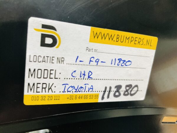 Bumper Toyota CHR C-HR Niew 52453-F4010 Achterbumper 1-F9-11880
