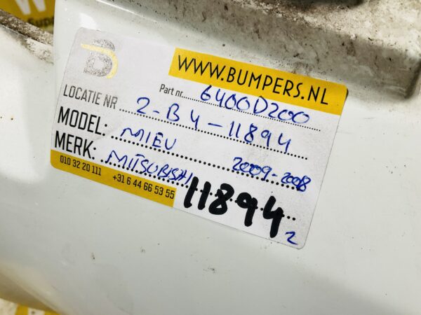 Bumper Mitsubishi I-Miev iMiev 2009-2018 VOORBUPER 2-B4-11894