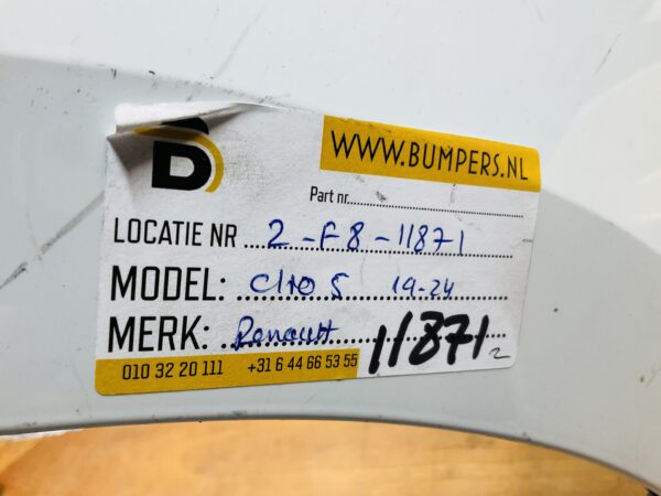 BUMPER Renault Clio 5 2019-2024 960168135R VOORBUMPER 2-F8-11871z