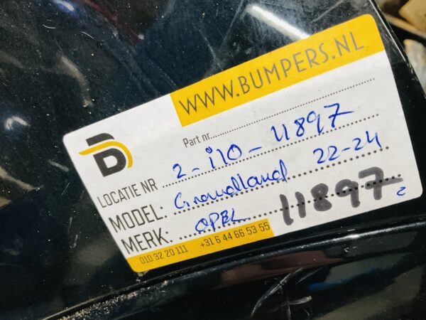 BUMPER Opel Grandland 6xpdc 2022-2025 C08628-10231145 VOORBUMPER 2-i10-11897z