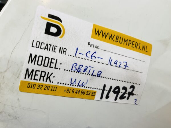 BUMPER Volkswagen Beetle 4xpdc VOORBUMPER 1-C6-11927z