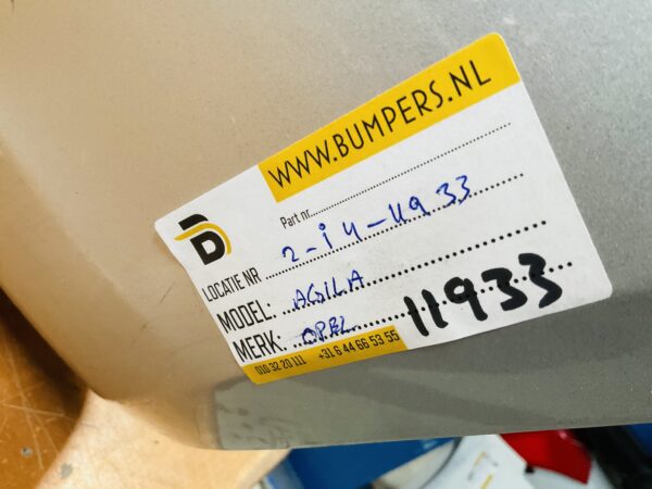 BUMPER Opel Agila 71711-52K00 VOORBUMPER 2-i4-11933z