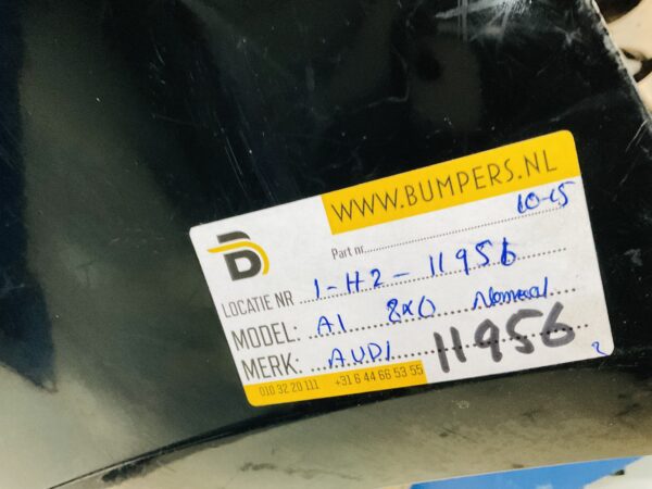 BUMPER Audi A1 8X0 Normaal 2010-2015 VOORBUMPER 1-H2-11956z