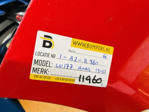 BUMPER Mercedes A Klasse W177 AMG 6xpdc 2019-2023 VOORBUMPER 1-A2-11960z