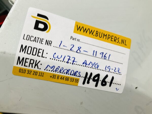 BUMPER Mercedes A Klasse W177 AMG 6xpdc 2019-2023 VOORBUMPER 1-Z8-11961z