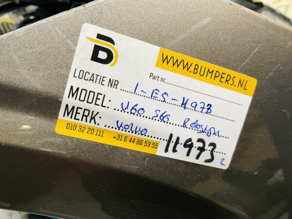 BUMPER Volvo V60 S60 Rdesing R-Design kls VOORBUMPER 1-E5-11973z