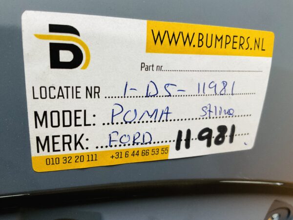 BUMPER Ford Puma Stline ST-Line VOORBUMPER 1-D5-11981z
