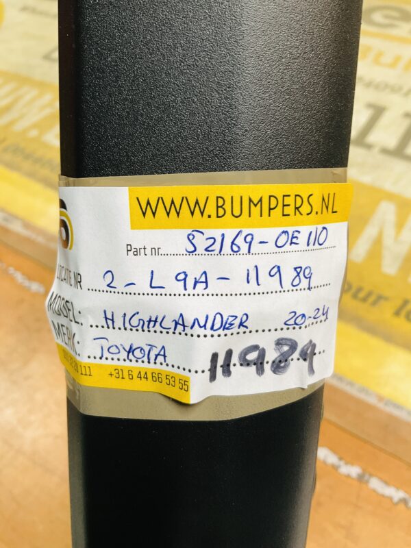 Bumperlip Toyota Highlander 2020-2024  Achterbumperlip 2-L9A-11989z