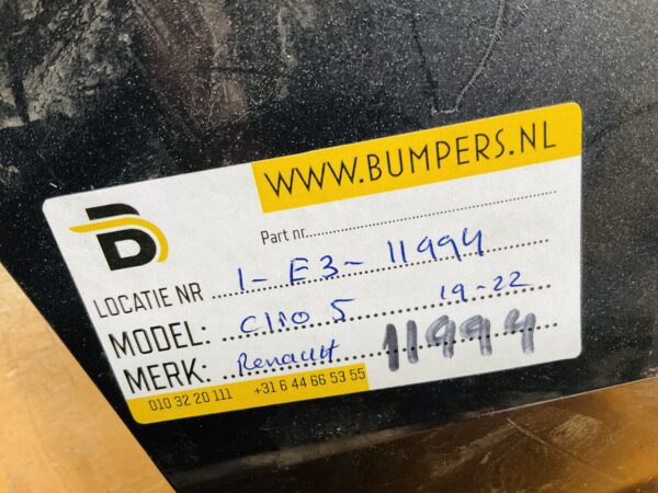 BUMPER Renault Clio 5 2019-2022 850224339R Achterbumper 1-E3-11994z