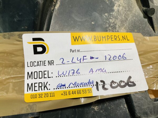 Onderplaat Mercedes A Klasse W176 AMG A1768850036 Bumperlip 2-L4F-12006