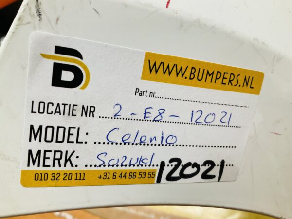 BUMPER Suzuki Celerio 2014-2023 VOORBUMPER 2-E8-12021z