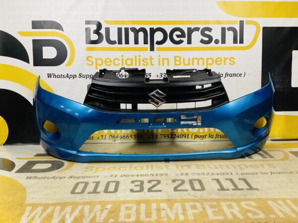 BUMPER Suzuki Celerio 2014-2023 VOORBUMPER 2-E8-12023z ( GRILL ONTBREEKT 13-1-25)