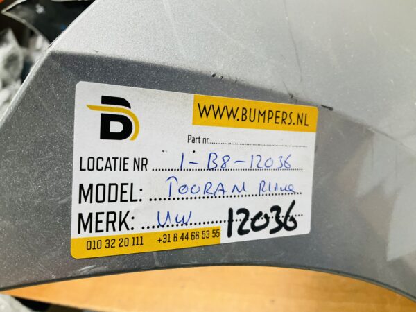 BUMPER Volkswagen Touran Rline R-Line kls 2015-2019 VOORBUMPER 1-B8-12036z