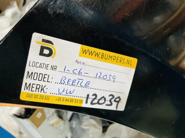 BUMPER Volkswagen Beetle 4xpdc VOORBUMPER 1-C6-12039z