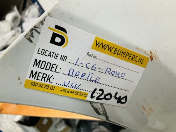 BUMPER Volkswagen Beetle 4xpdc VOORBUMPER 1-C6-12040z