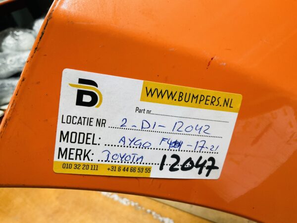 BUMPER Toyota Aygo Facelift 2017-2021 VOORBUMPER 2-D1-12047z