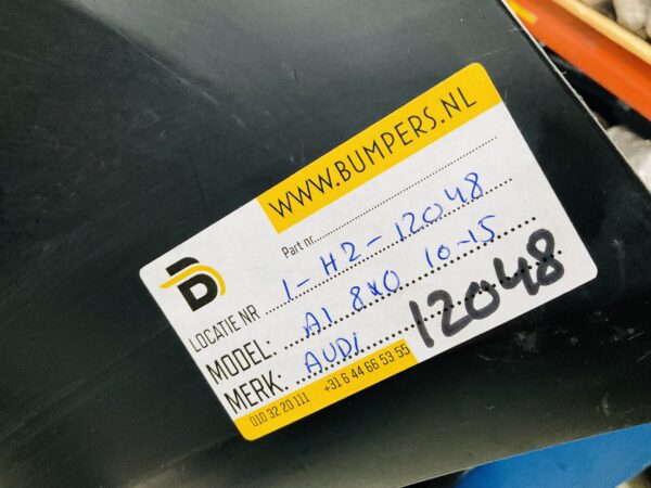 BUMPER Audi A1 8X0 Normaal 2010-2015 VOORBUMPER 1-H2-12048z