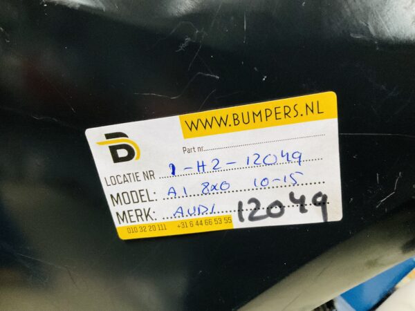 BUMPER Audi A1 8X0 Normaal 2010-2015 VOORBUMPER 1-H2-12049z