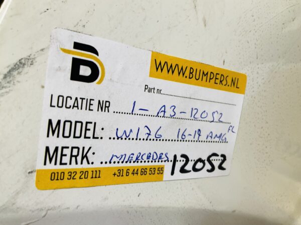 BUMPER Mercedes A Klasse W176 AMG Facelift 2xpdc 2016-2019 VOORBUMPER 1-A3-12052z