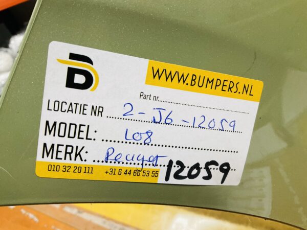 BUMPER Peugeot 108 2014-2023 VOORBUMPER 2-J6-12059z
