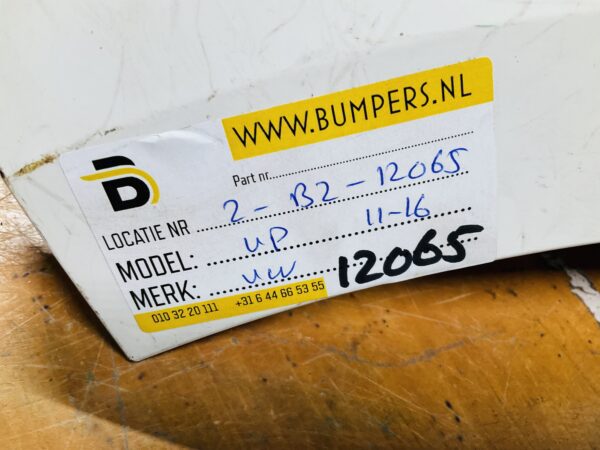 BUMPER Volkswagen Up 2011-2016 VOORBUMPER 2-B2-12065z