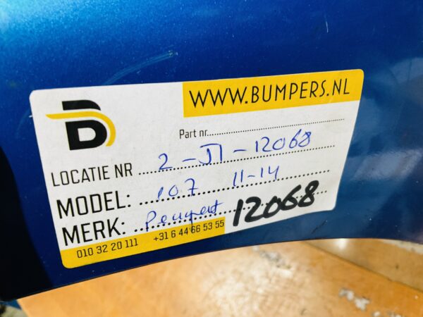 BUMPER Peugeot 107 2011-2014 VOORBUMPER 2-J1-12068z