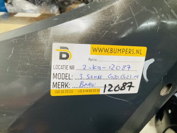 BUMPER BMW 3 Serie G20 G21 MPakket M-Pakket 6xpdc VOORBUMPER 2-K9-12087z