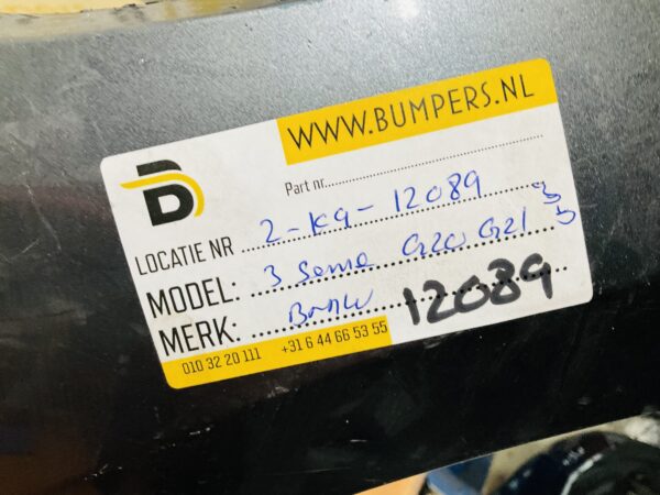 BUMPER BMW 3 Serie G20 G21 MPakket M-Pakket 6xpdc VOORBUMPER 2-K9-12089z