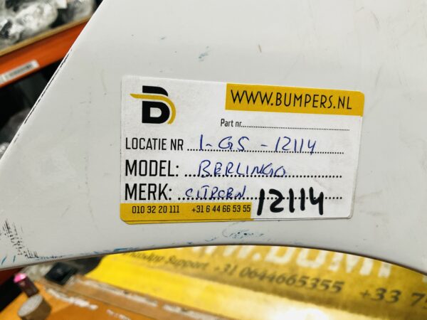 BUMPER Citroen Berlingo Peugeot Partner VOORBUMPER 1-G5-12114z