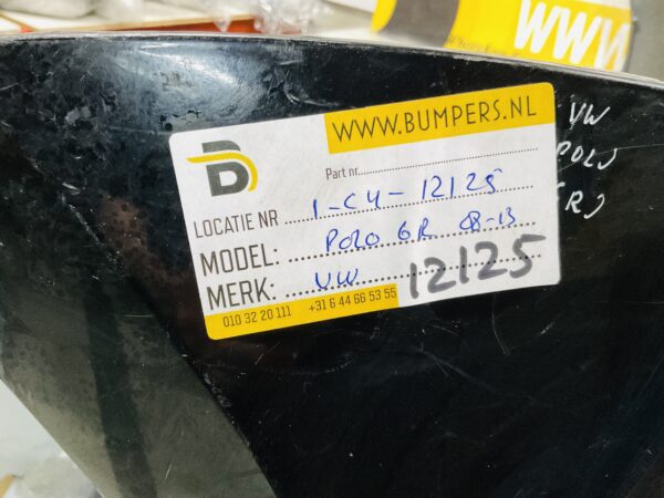 BUMPER Volkswagen Polo 6R kls 2007-2012 VOORBUMPER 1-C4-12125z