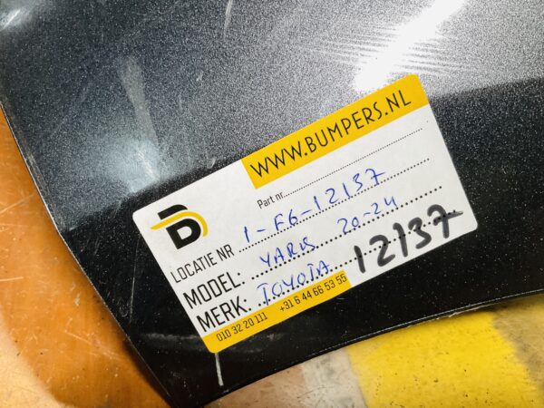 Bumper Toyota Yaris 4xpdc 2020-2024 52159-0DC60 Achterbumper 1-F6-12137