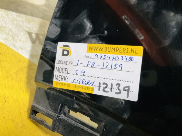 Bumper Citroen C4 4xpdc 9834703480 Achterbumper 1-F8-12139