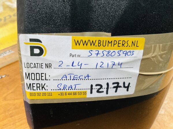 Bumper Spoiler Seat Ateca 575805903 Bumperlip 2-L4-12174