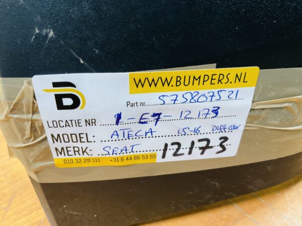 Bumper Diffuser Seat Ateca 2014-2016 575807521 Achterbumperlip 1-E7-12173