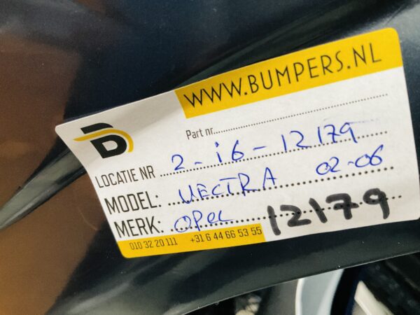 Bumper Opel Vectra C GTS 2002-2006 13100583 Voorbumper 2-i6-12179