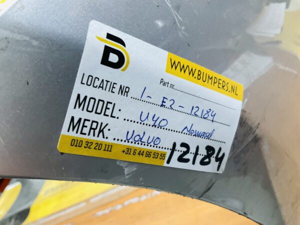 Bumper Volvo V40 Normaal geen pdc Voorbumper 1-E2-12184