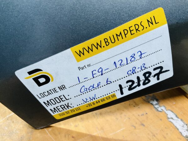 Bumper Volkswagen Golf 6 2008-2013 5K6807421 Achterbumper 1-F9-12187