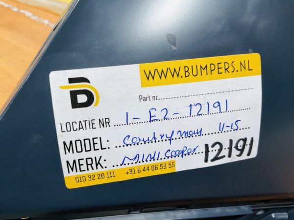 Bumper Mini Cooper Countryman 2011-2015 9801898 Achterbumper 1-E2-12191