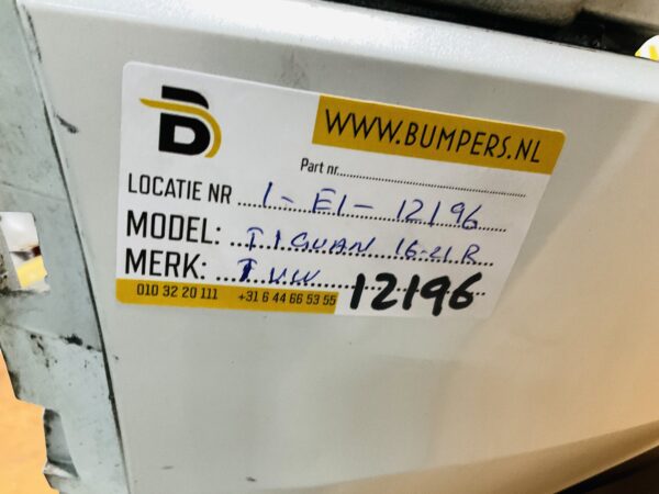 Bumper Volkswagen Tiguan Rline 4xpdc 2016-2021 Achterbumper 1-E1-12196
